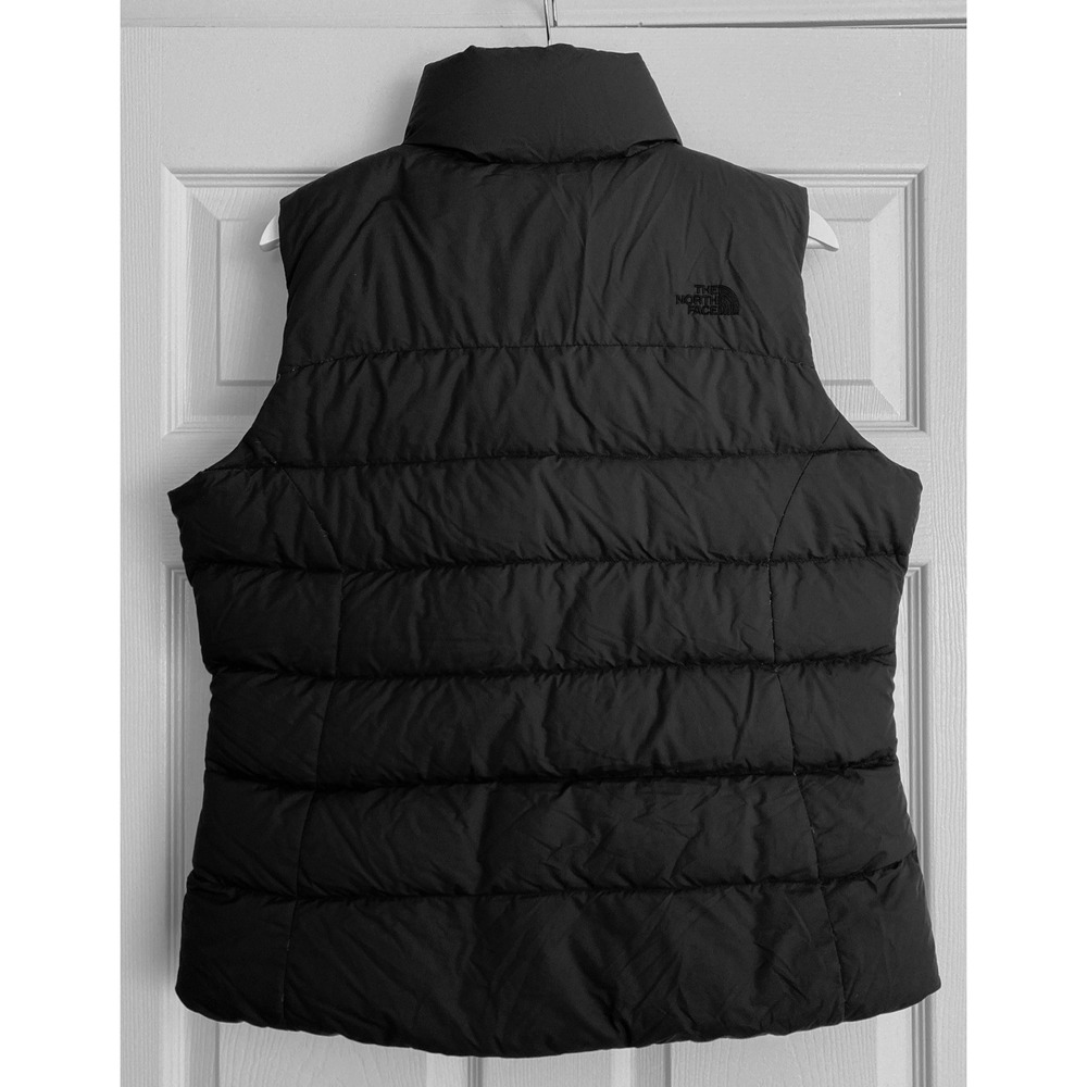 The North Face Nuptse Woman's Black Tonal Puffer Vest 700 Goose Down Fill Large - Picture 2 of 12